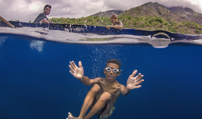 Glass Bottle Goggles and Dugout Canoes